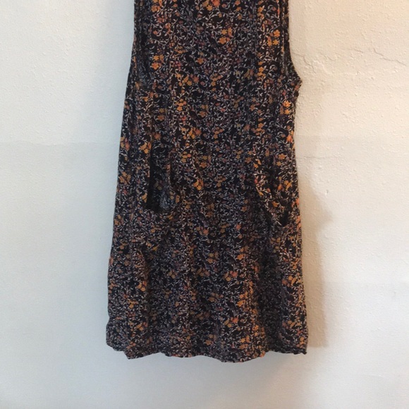 *3/$20!* Overalls Floral Print Black US XS - Picture 5 of 6